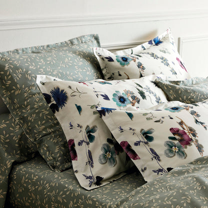 Pillowcase(s) cotton satin - Semis Yellow