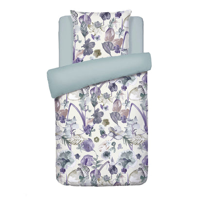 Duvet cover + pillowcase(s) cotton satin - Exotique Lavender