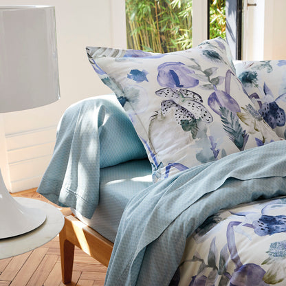 Duvet cover + pillowcase(s) cotton satin - Exotique Lavender