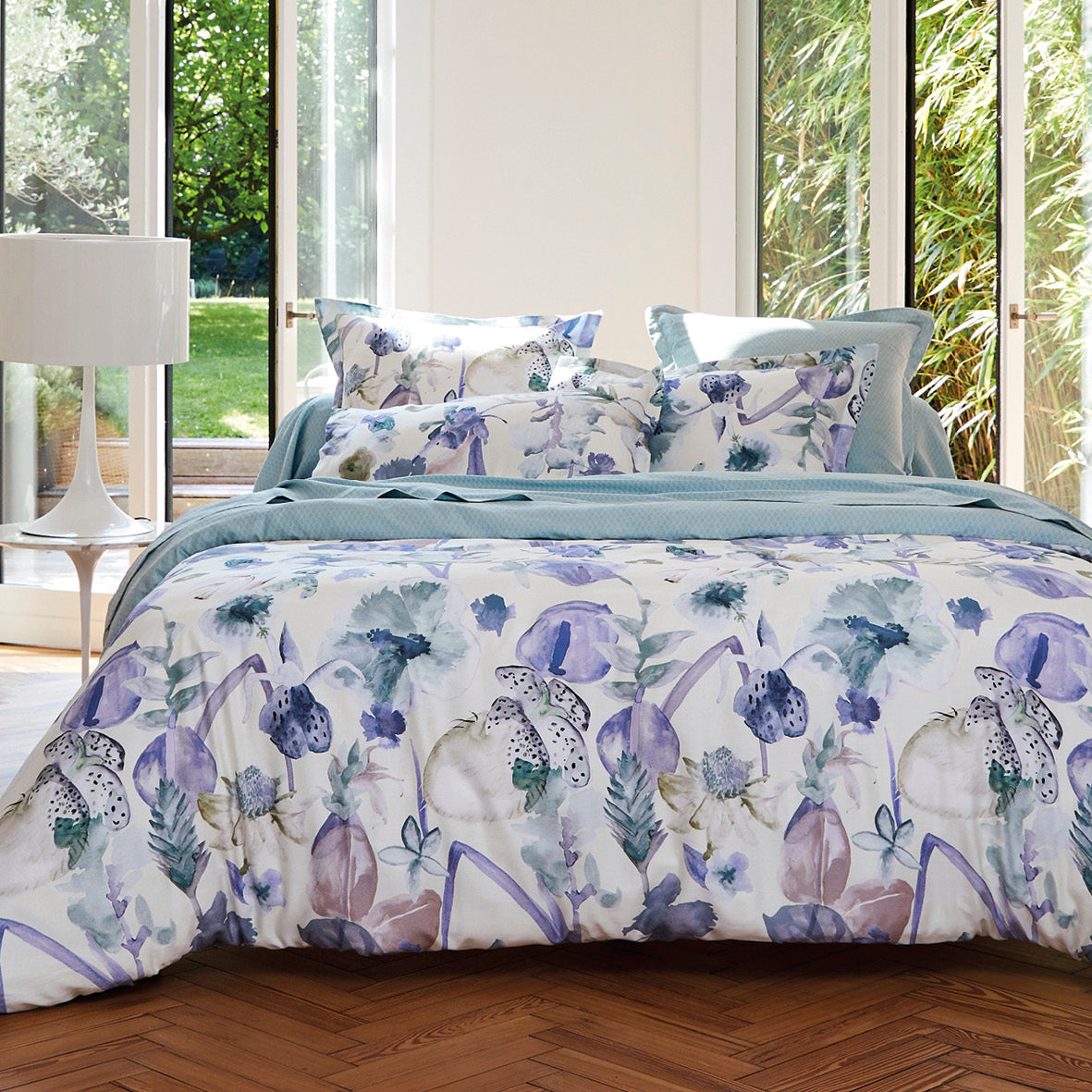 Pillowcase(s) cotton satin - Exotique Lavender