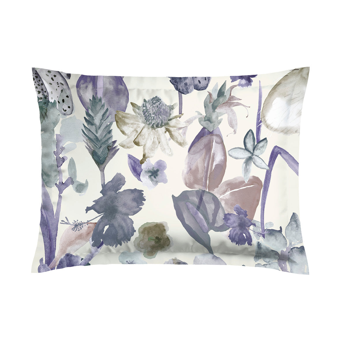 Pillowcase(s) cotton satin - Exotique Lavender 50 x 70 cm