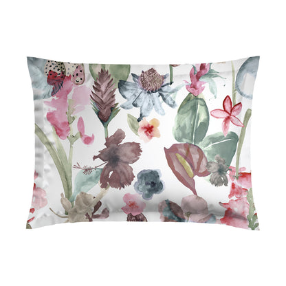 Pillowcase(s) cotton satin - Exotique Raspberry