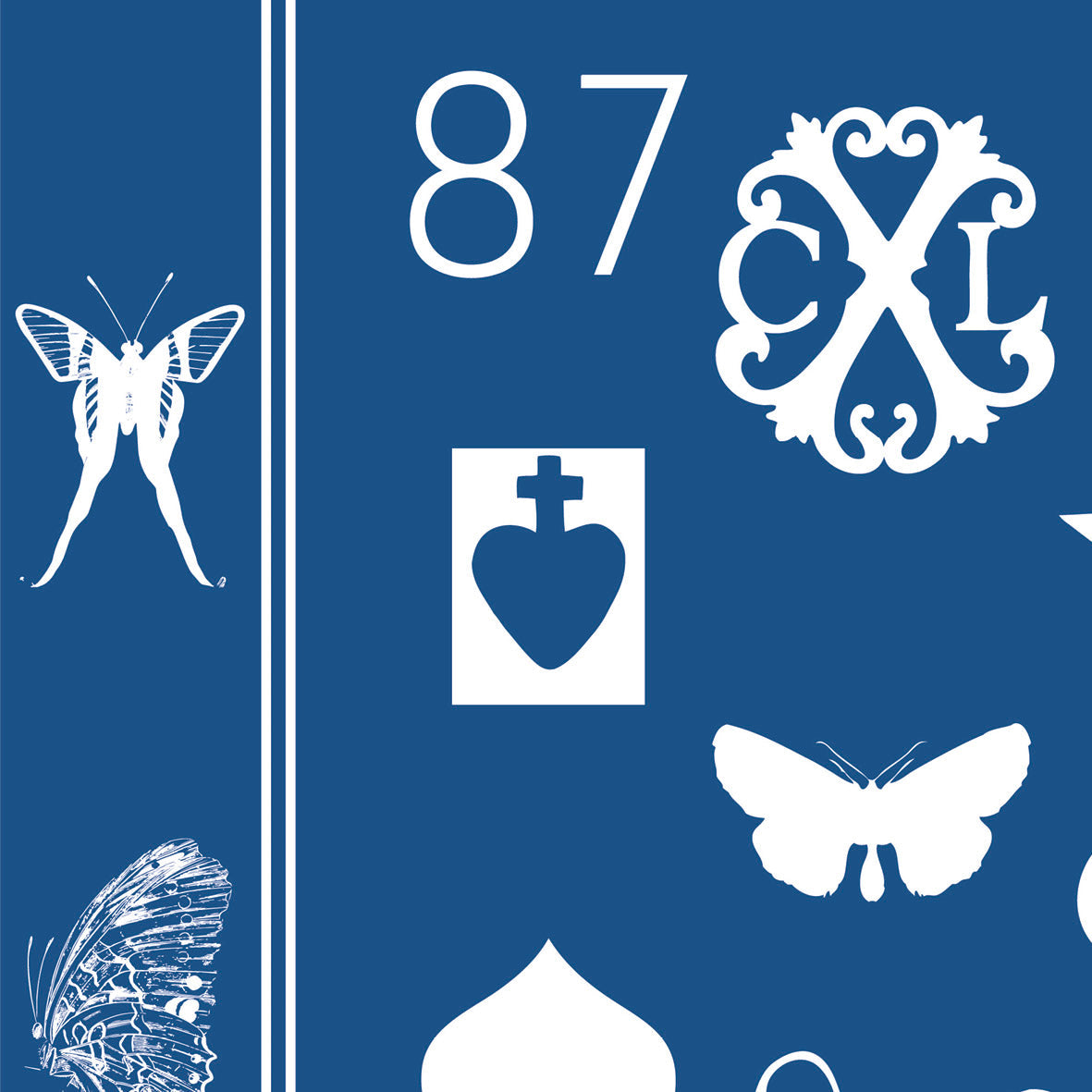 SET DE 2 TORCHONS - Amulette Bleu/Blanc - VipShopBoutic