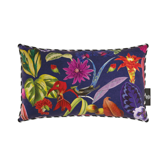 Cushion cover Jardin Tropical Blue 30 x 50 cm
