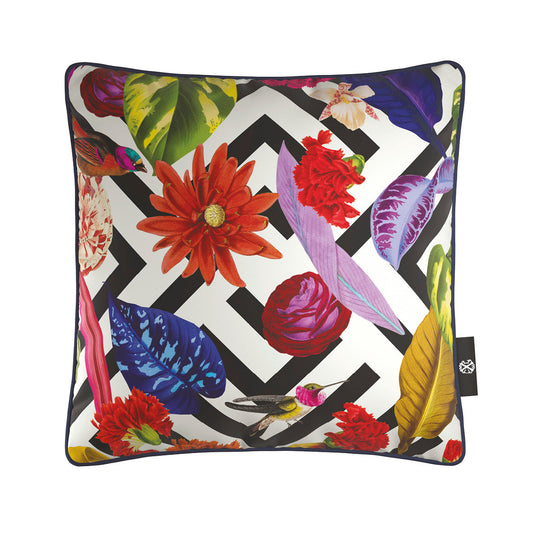 Cushion cover Jardin Tropical Burgundy 45 x 45 cm