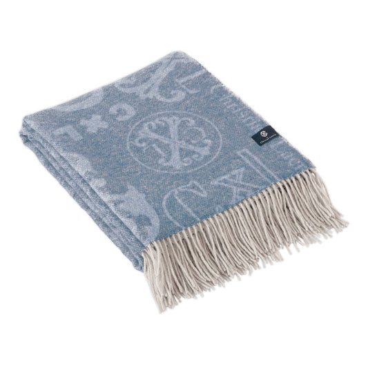 Woven plaid - Signature blue: 130 x 180 cm