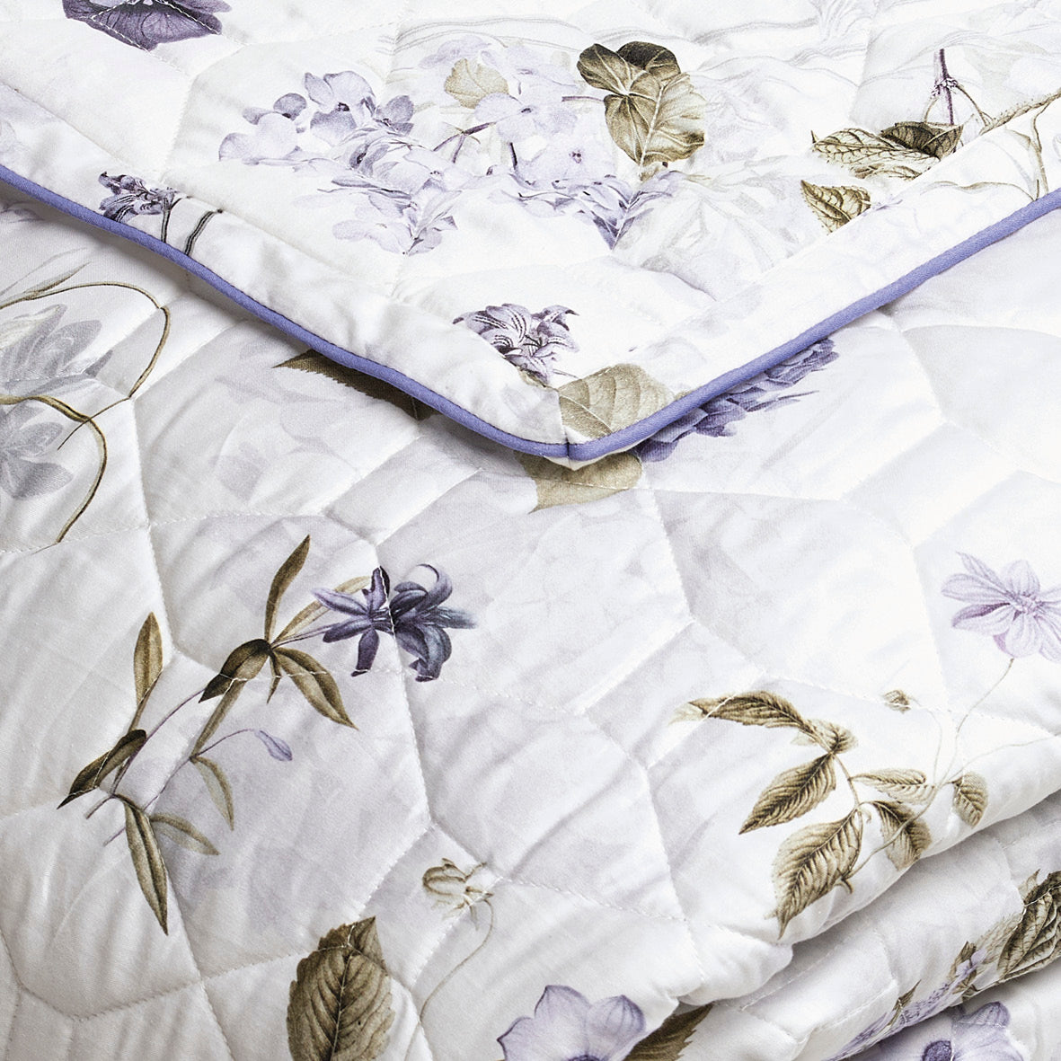 Bedspread - Fleurs Passion White