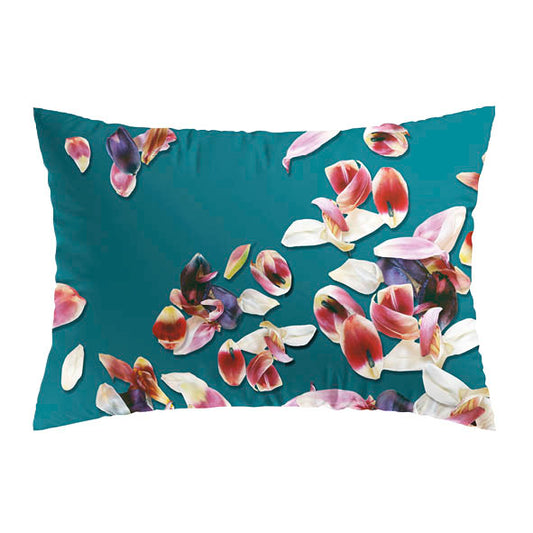 Set of 2 pillowcases cotton satin - Aurore Green