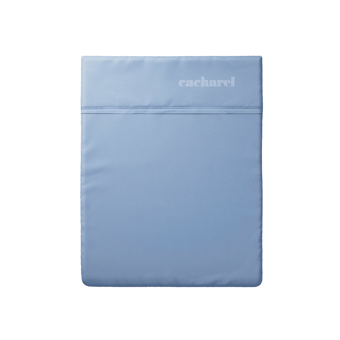 Drap plat - lin / coton - 240 x 300 cm - Roses Bleu clair - VipShopBoutic