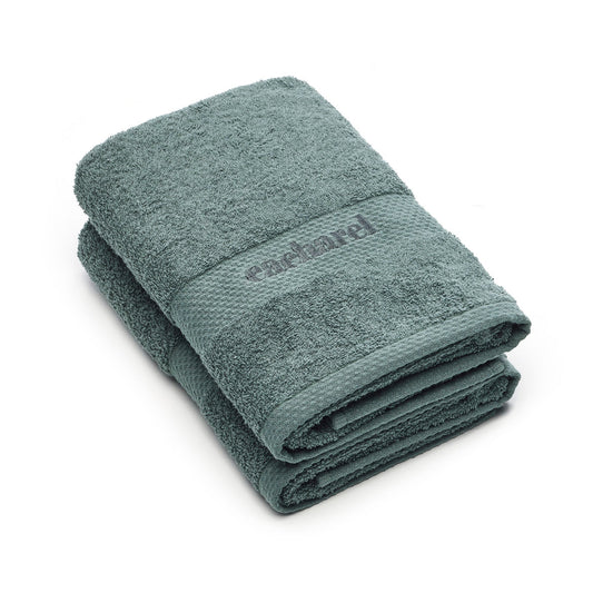 Set of 2 handtowels Sage green - 50 x 100 cm