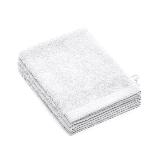 Set of 4 washcloths White - 15 x 21 cm