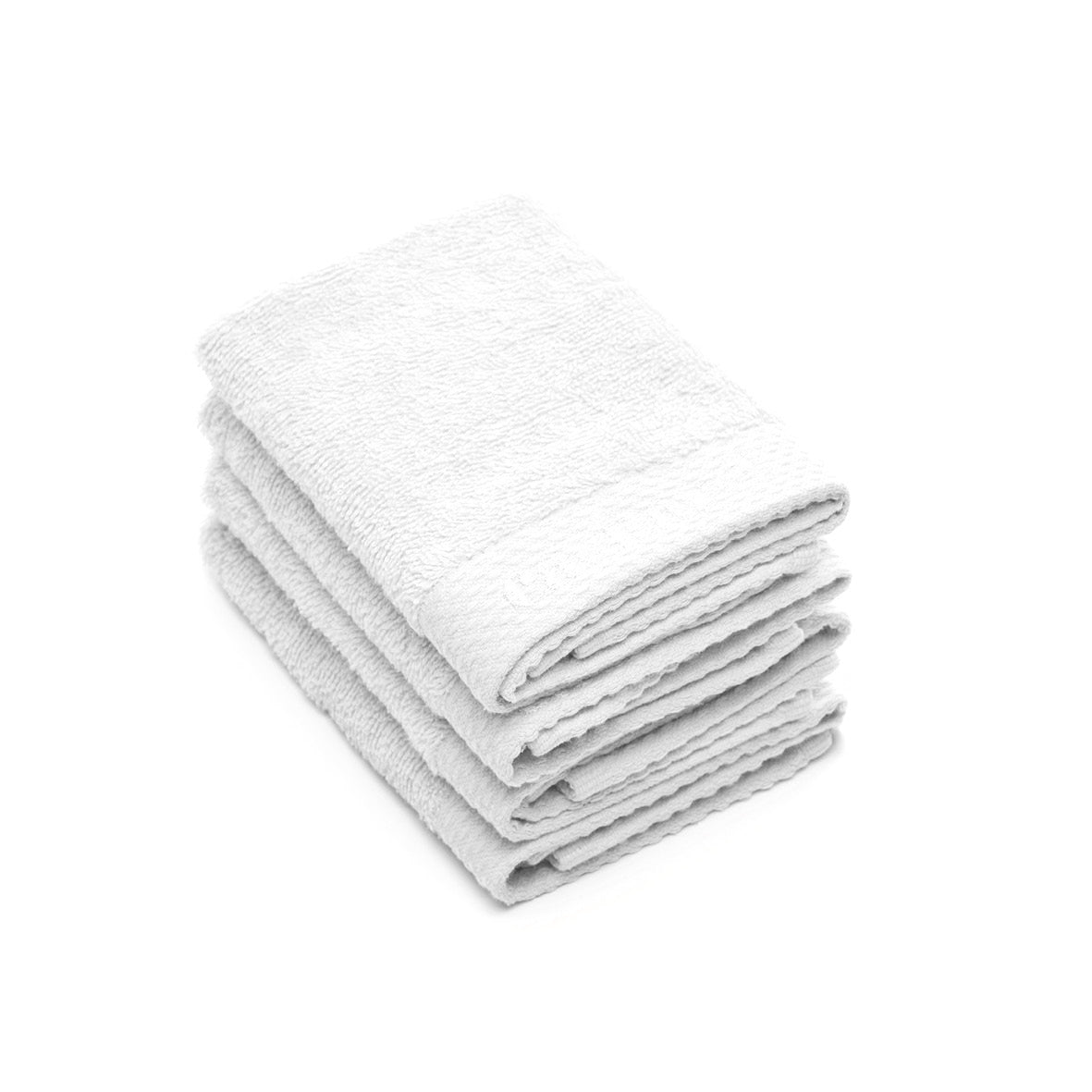 Set de 4 serviettes d'invitées - Blanc - VipShopBoutic