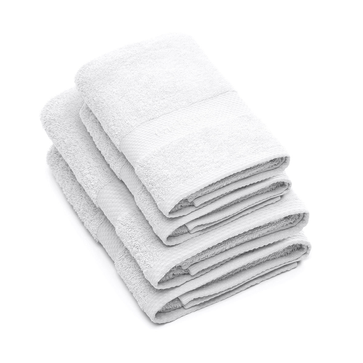 Set de 2 serviettes + 2 draps de bain - 50 x 100 cm + 70 x 140 cm - VipShopBoutic