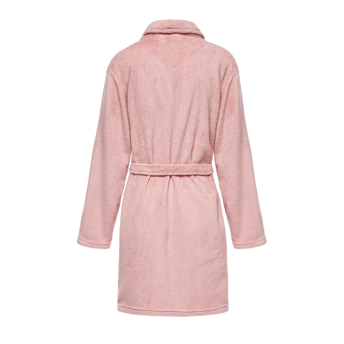 Robe de chambre en fleece - rose clair - VipShopBoutic