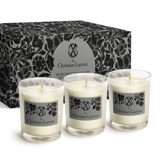 set of 3 Classic scented candles Transparent - 60 g