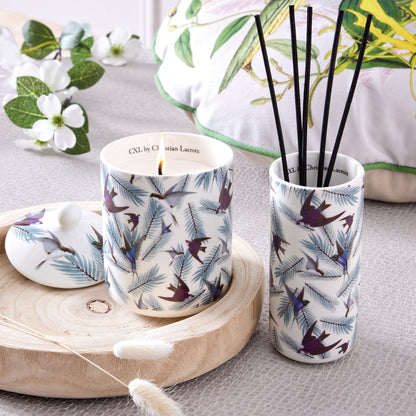 Fragrance sticks in porcelain holder Birds White - Jasmin & Ylang - 100 ml