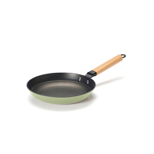 Honeycomb cast iron frypan - Green 28 cm
