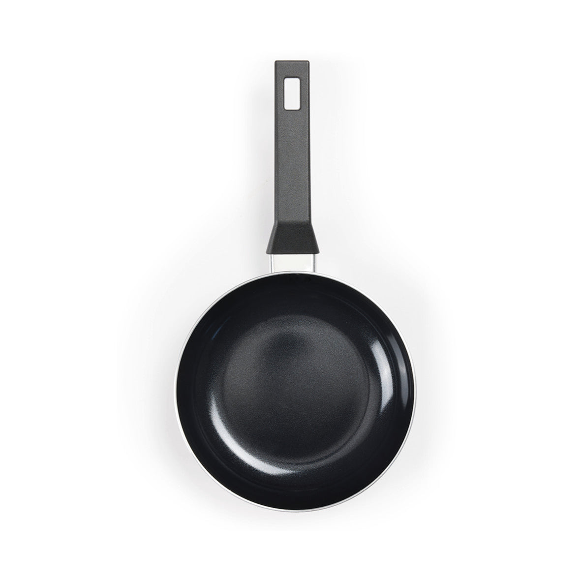 Skillet with lid Carbone Pro - ultra resistant and non-stick - aluminium - Black
