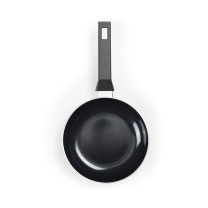 Skillet with lid Carbone Pro - ultra resistant and non-stick - aluminium - Black