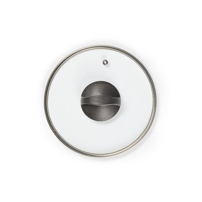 Skillet with lid Carbone Pro - ultra resistant and non-stick - aluminium - Black