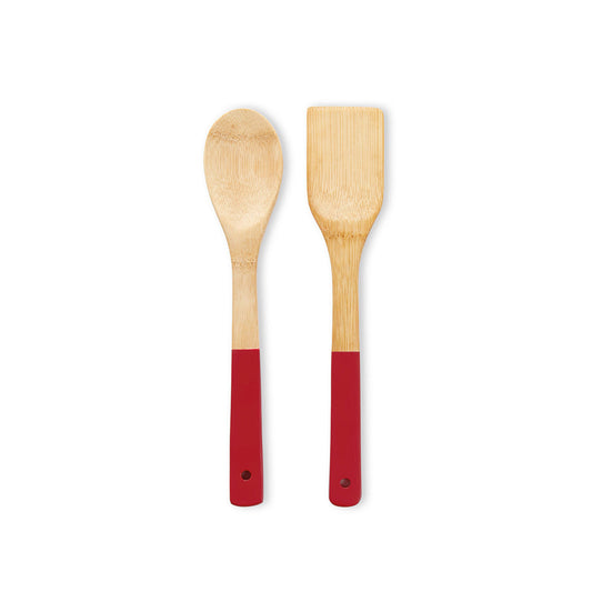 Spoon and spatula in bamboo