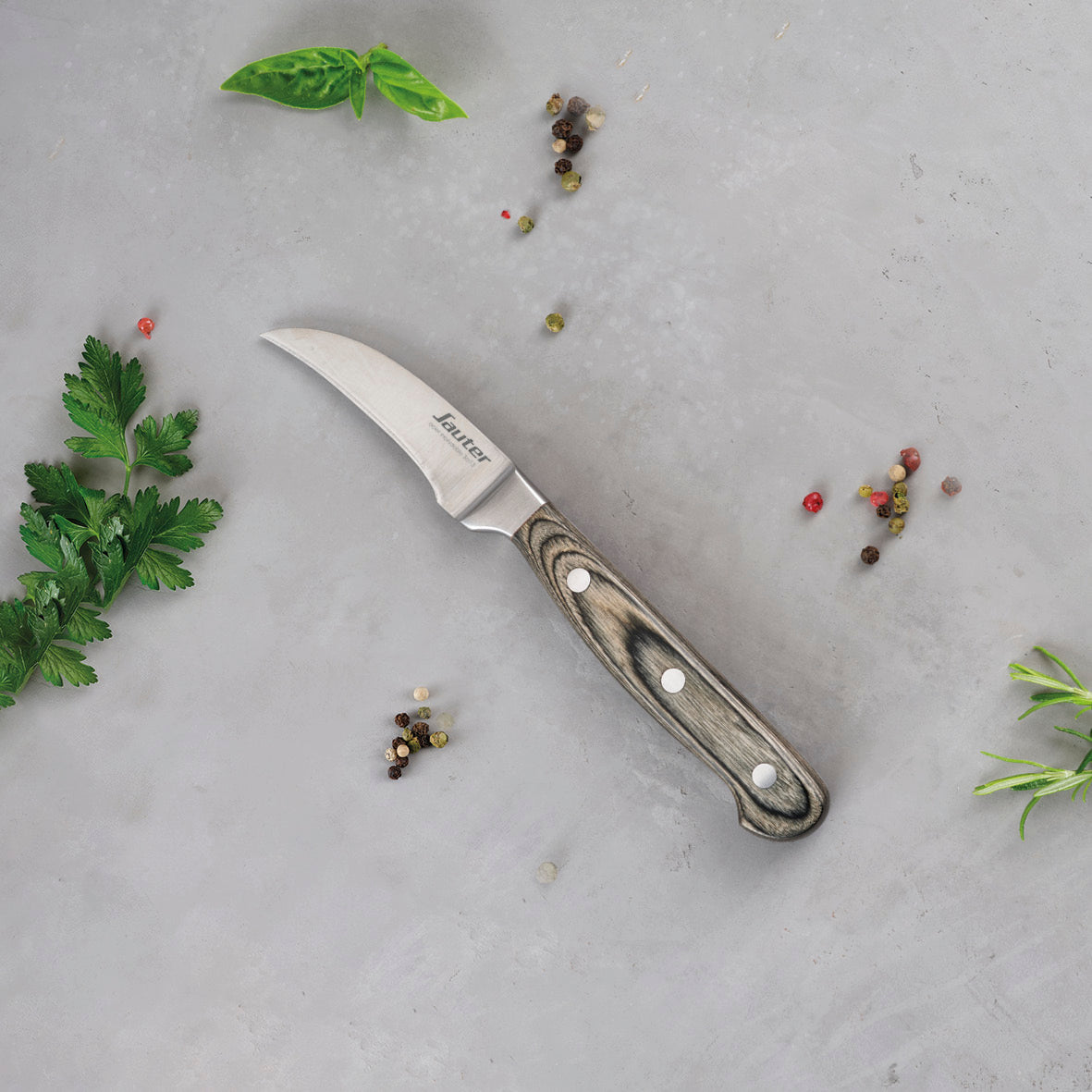 Couteau pomme de terre avec manche en bois - VipShopBoutic