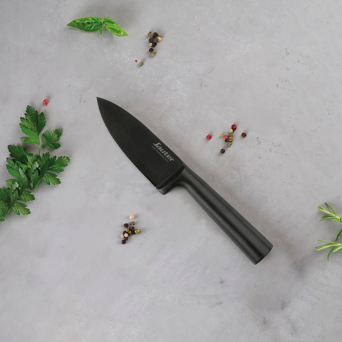 Petit couteau de cuisine en noir