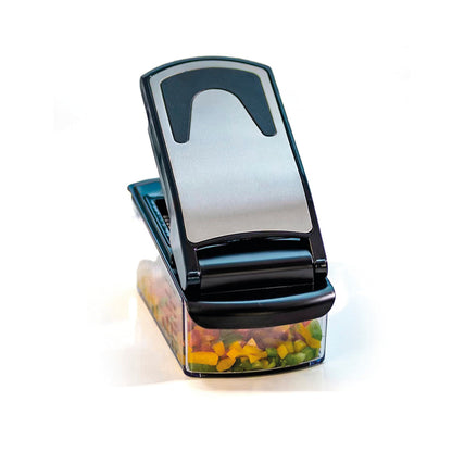 Food chopper with container - black / grey