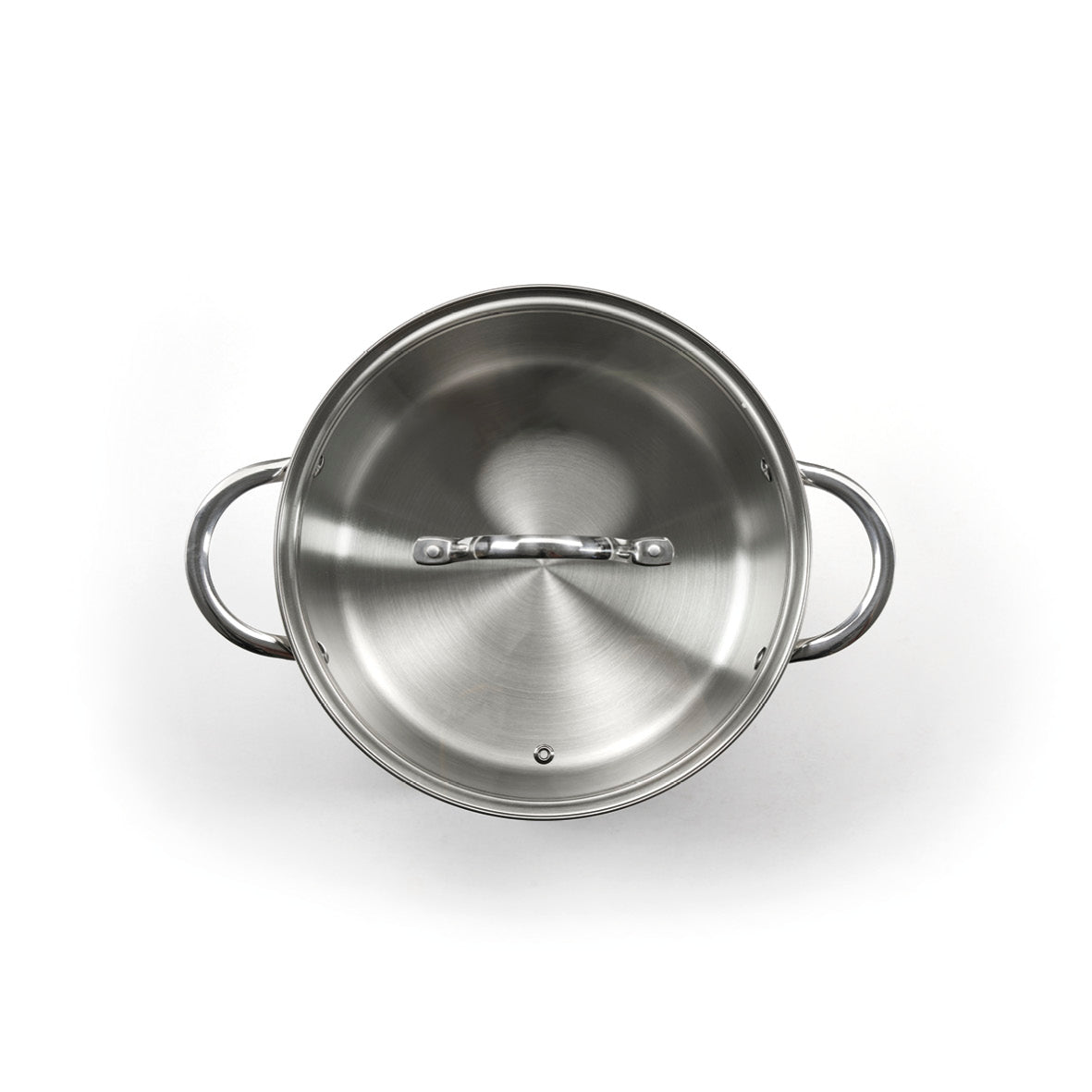 Pasta pot with insert Qulinox Pro - Triple Bottom - Stainless steel - with lid - 24 cm