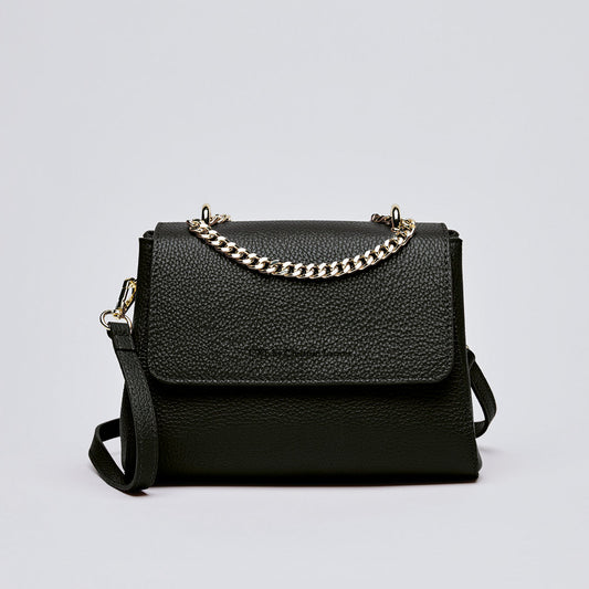 Leather crossbody bag - Cremieux Black