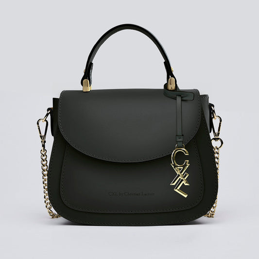 Leather handbag - Haussmann Black