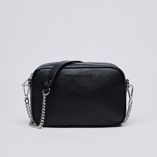 Leather crossbody bag - Montmartre Black
