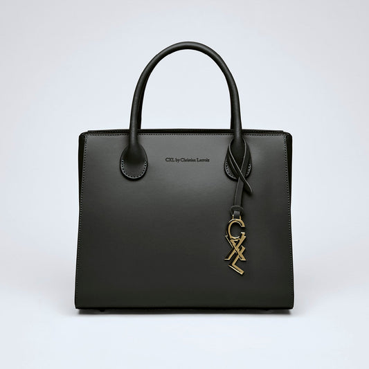 Leather handbag - Montaigne Black