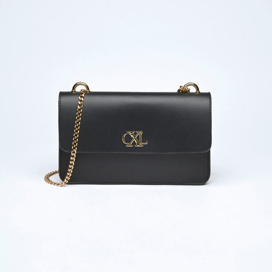 Leather crossbody bag - Trudaine Black
