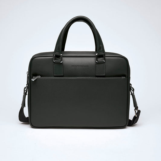 Leather work bag - Eiffel Black