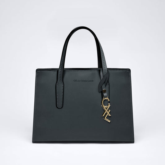 Leather handbag Belleville Black