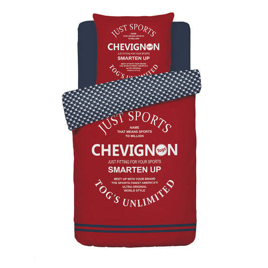 Duvet cover cotton - Just Sports / Ducks Red / Blue