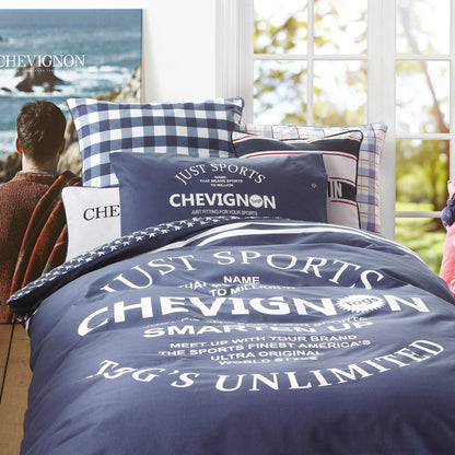 Pillowcase cotton - Just Sports Blue