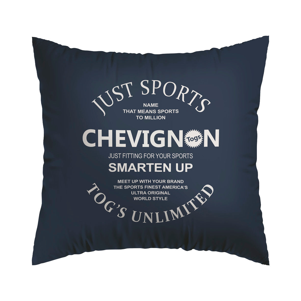 Pillowcase cotton - Just Sports Blue