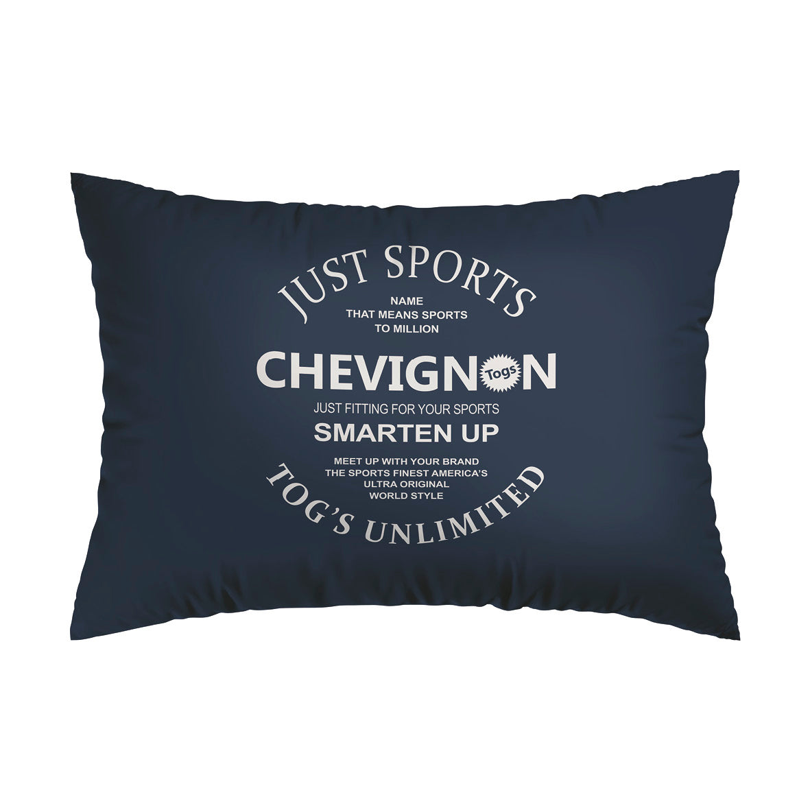 Pillowcase cotton - Just Sports Blue