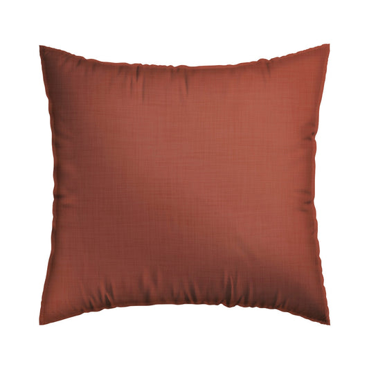 Pillowcase washed cotton - Uni Orange