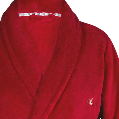 Robe de chambre en fleece - Rouge - VipShopBoutic