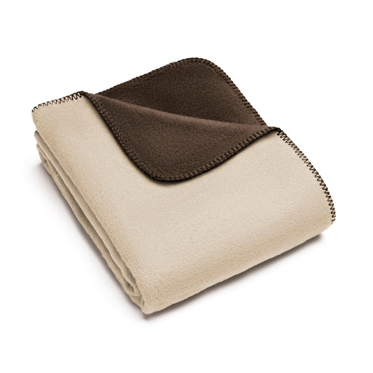 Woven plaid - Light brown / Dark brown