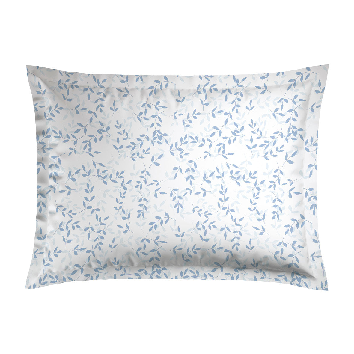 Taie(s) d'oreiller satin de coton - Le Frêne Bleu blanc