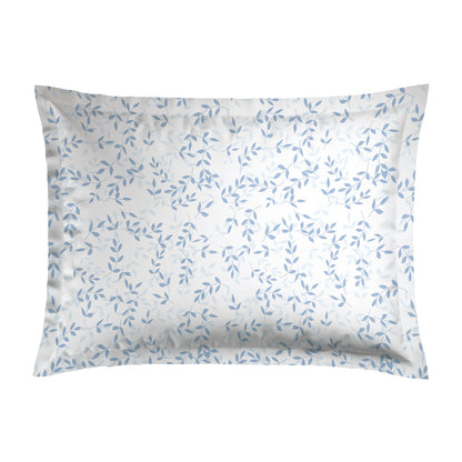 Taie(s) d'oreiller satin de coton - Le Frêne Bleu blanc