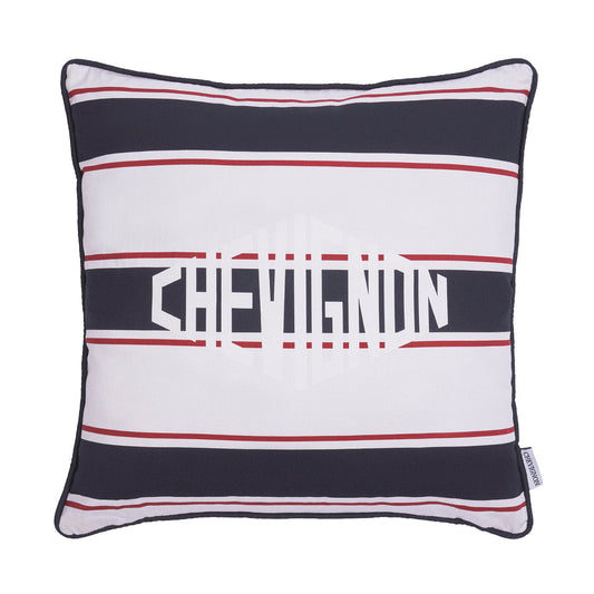 Cushion cover: striped - Blue / Red