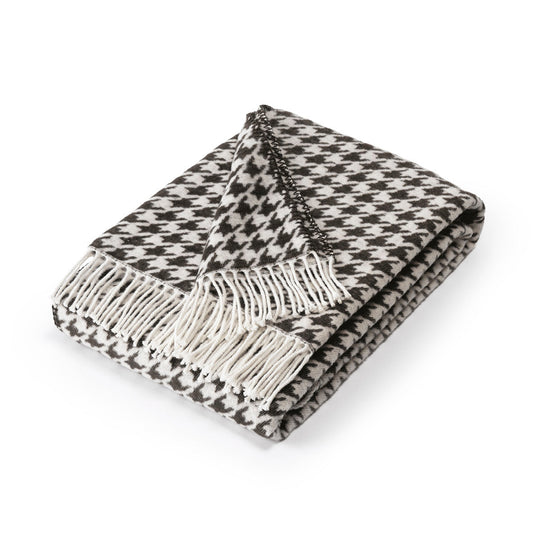 Woven plaid - Houndstooth Black / white