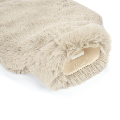 Hot water bottle with cover  White - 20 x 33 cm