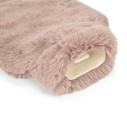 Hot water bottle with cover  Light pink - 20 x 33 cm