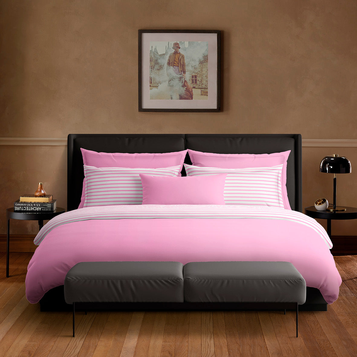 Pillowcase(s) cotton satin - Horizon Pink